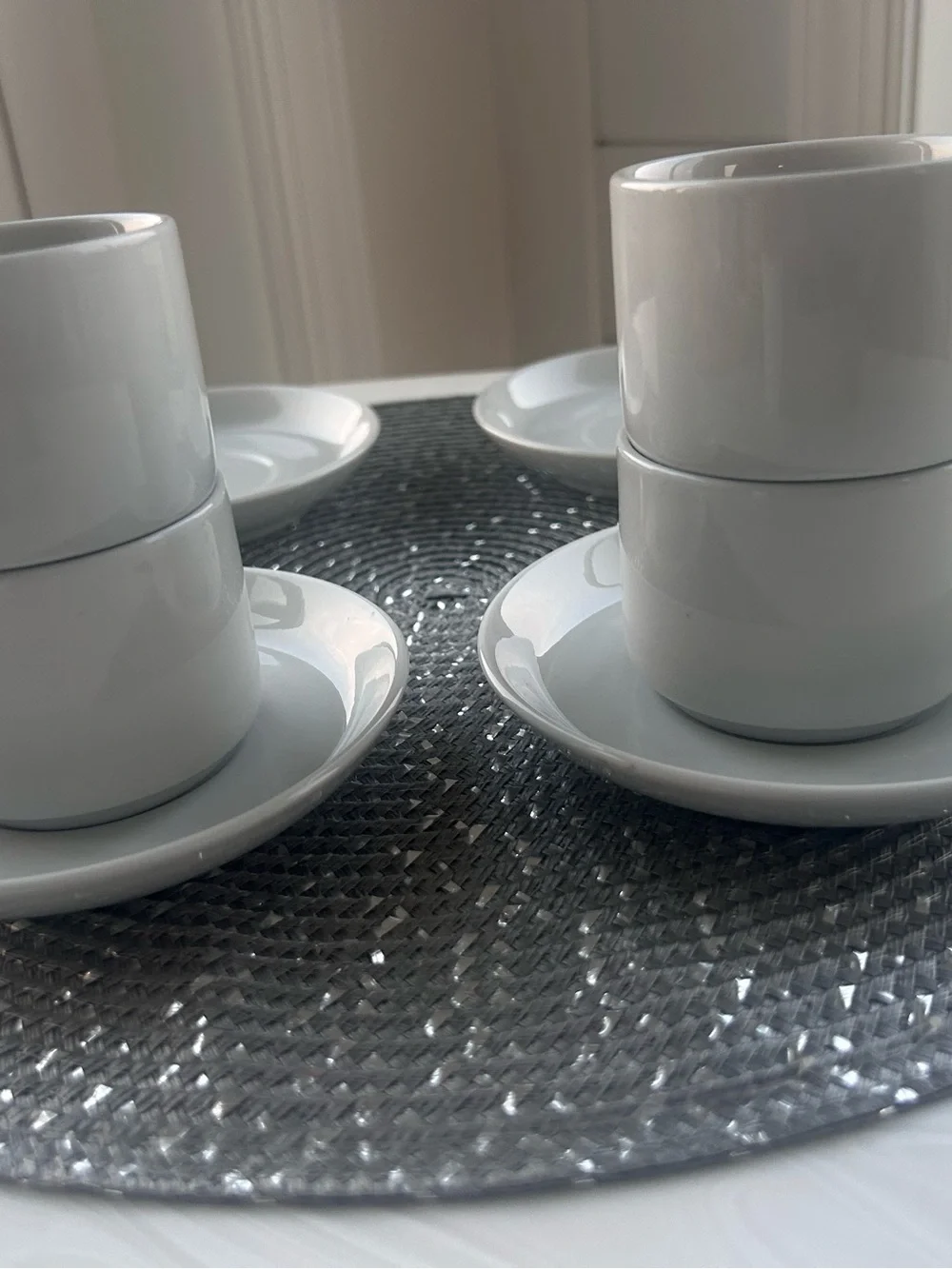 Vintage 1977 Tongan  Monopoli Italian 4 sets: Mini Espresso Cup And Saucers